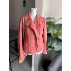 Old Navy Faux Suede Moto Jacket XS